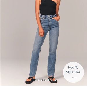 90’s Ultra High Rise Straight Jeans